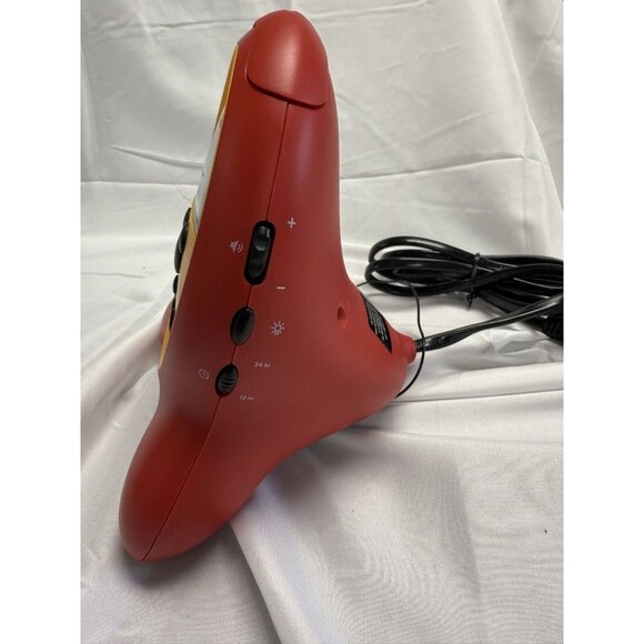 Vintage '03 Disney Mickey Mouse Alarm Clock Radio AM/FM Red Yellow Works! In Box - Picture 12 of 14